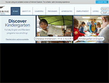 Tablet Screenshot of peregrineschool.org
